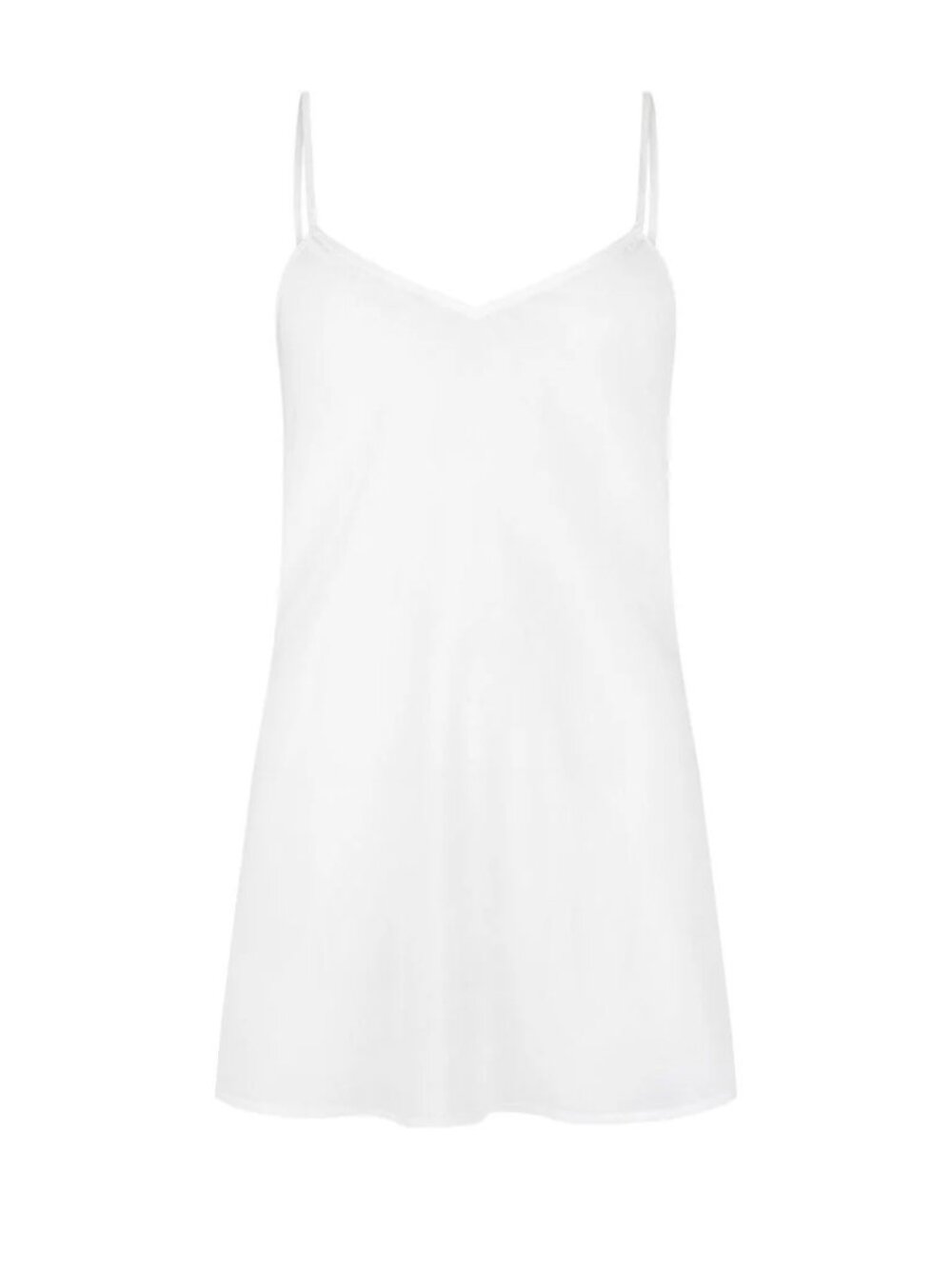 Spell NWT Soft White Mini Slip Dress With Adjustable Straps in Small - Picture 4 of 4
